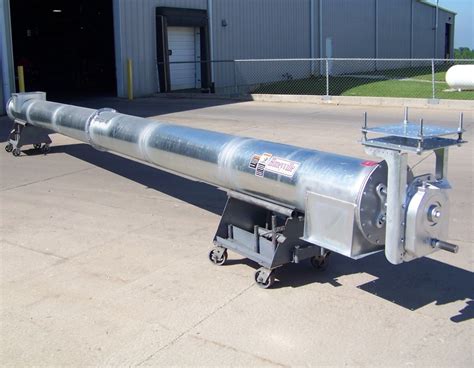 When you need a solid-core auger system for conveying some feeds from your feed bin, consider one of Brocks high quality Rigid Auger Systems. . Unloading auger for grain bin